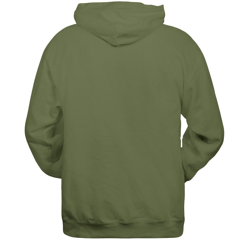 Sudadera Capucha Cremallera Hombre Trasero